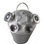 Reinigungsbehälter 18 Liter 2 x Korb A, 2 x Korb S 
