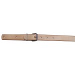 Pair of leather shoulder straps, adjustable in length