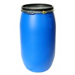 Weithalsfass blau  220 l 