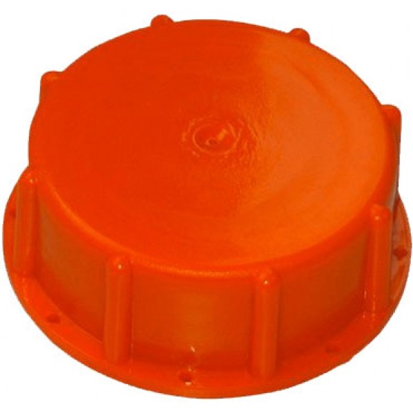 cape de fermeture/couvercle orange (pour l'écoulement / trou d'aération du couvercle) pour fût en PE Speidel cape de fermeture/couvercle orange (pour l'écoulement / trou d'aération du couvercle) pour fût en PE Speidel