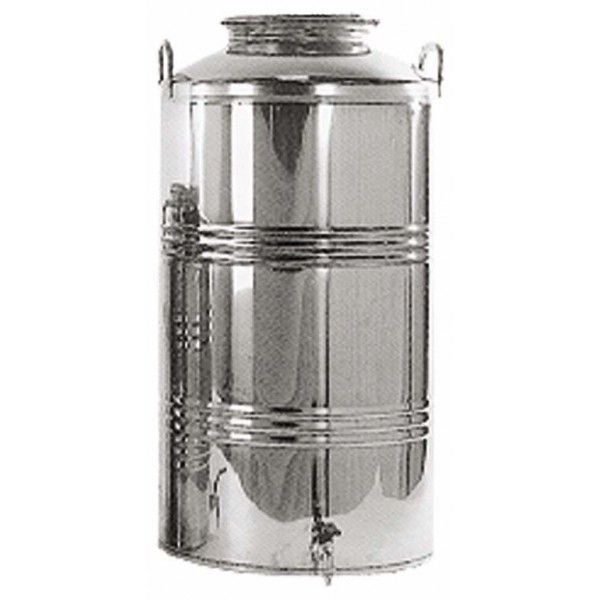 Beverage jug 25 l incl. drain tap stainless steel 1/2 ''G