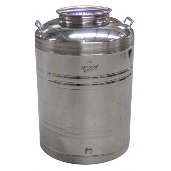 Getränkekanne 100l geschweisster Boden Edelstahl, 1/2 ''G IG Getränkekanne 100l geschweisster Boden Edelstahl, 1/2 ''G IG