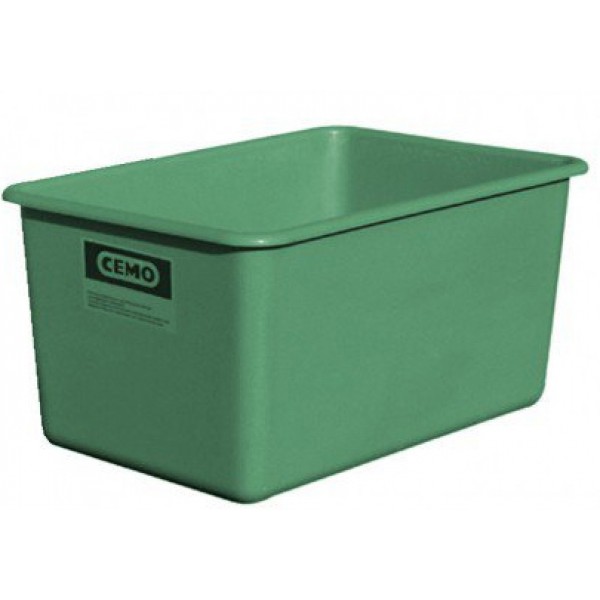 Bac vert rectangulaire en résine polyester renforcée CEMO, 550 l Bac vert rectangulaire en résine polyester renforcée CEMO, 550 l