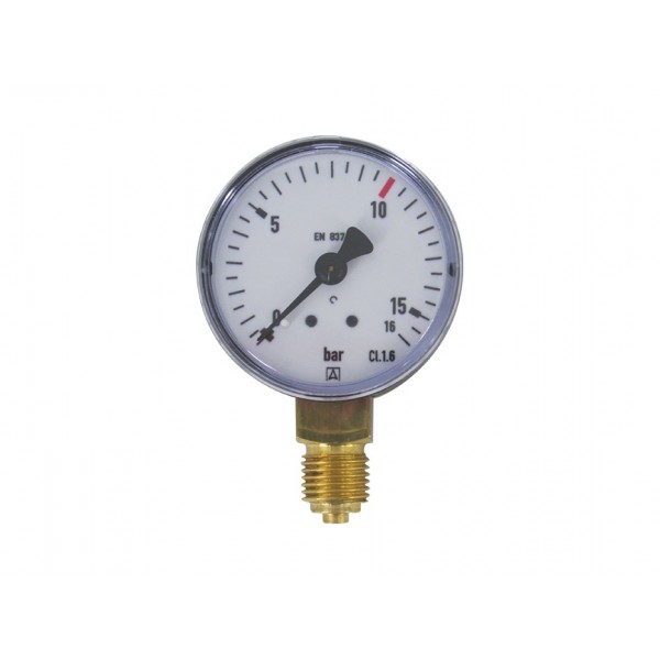 Pressure gauge 0-15 bar for Speidel pressure drum