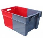 Bac à raisins, gerbables contenance 50 l / convient pour les aliments HDPE