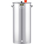 Edelstahl Universalfass 120 L   Ø440 mm,  H 880 mm 