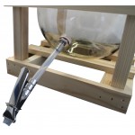 Standing bottle glass 25 litres with wooden stopper complete, without stopper Standing bottle glass 25 litres with wooden stopper complete, without stopper