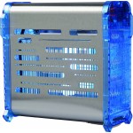 Insect trap Fly in Box 40, stainless steel, blue side 2 x 20 W, for 120 m2