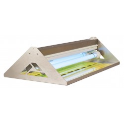 Insect glue trap TRAP IP65 made entirely of stainless steel 2 x 36 W, for max. 240 m2