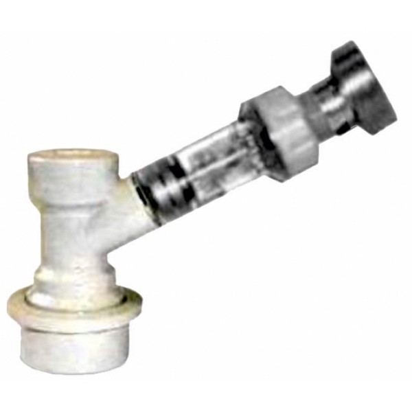 Gas connection 3/4 ''AG for Corny KEGs NC Jolly grey/white, with RSV