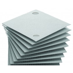 Filter sheets 20x20 cm with 2 holes