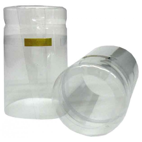 Shrink capsules transparent 5376 pieces / 32.3x55 mm without lid, for PP31.5