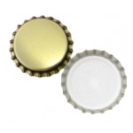 Crown corks gold 29 mm 100 pieces Seal: PVC