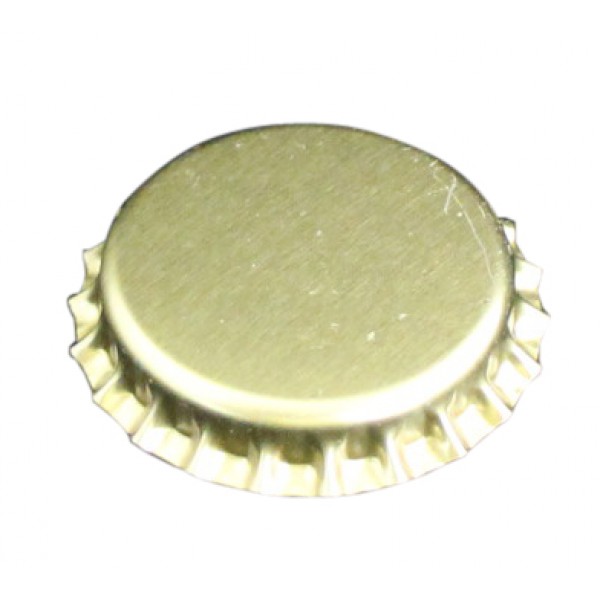 Bouchons-couronne or 26 mm 10.000 pces./carton Joint sans PVC, max 68 °C 20 min