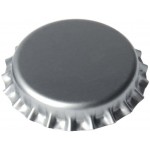 Bouchons-couronne 26 mm 1.000 pièces/sachet couleur argent