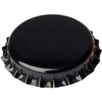 Bouchons-couronne noirs 26 mm 1.000 pièces/sachet sans PVC, max 68°C, 20 min