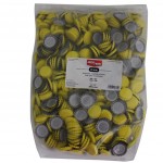 Bouchons-couronne 26 mm 1.000 pièces/sachet couleur jaune