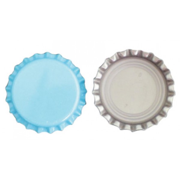 Bouchons-couronne 26 mm 1.000 pièces/sachet désoxygénants, bleu turquoise Bouchons-couronne 26 mm 1.000 pièces/sachet désoxygénants, bleu turquoise