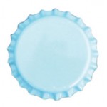 Bouchons-couronne 26 mm 1.000 pièces/sachet désoxygénants, bleu turquoise Bouchons-couronne 26 mm 1.000 pièces/sachet désoxygénants, bleu turquoise