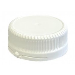 Capsule a vis (tethered caps) 38 mm couleur blanche, NE PAS utilisier pour une pasteurisation par aspersion