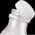 Schraubverschluss (tethered caps)  38 mm weiss zu Hotfill-PET Flasche NICHT für Kammerpasteur 