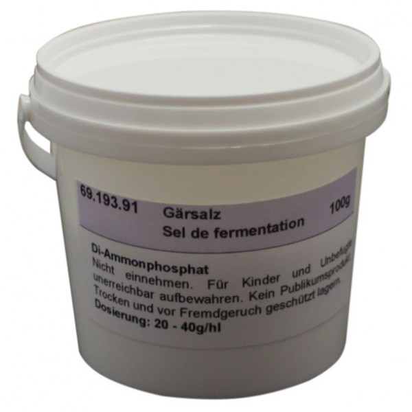 phosphate diammonique 100 g sel de fermentation DAP