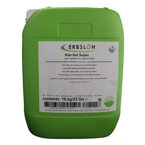 Klarsol Super 10 kg Kanister Kieselsol, sauer Ersatz für Blankasit Klarsol Super 10 kg Kanister Kieselsol, sauer Ersatz für Blankasit