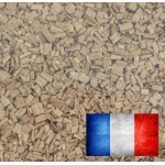 Granulats ca 4 mm de chêne français, 50-300 g/hl 1 kg, chauffe moyenne