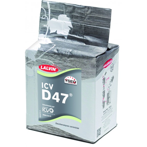 LALVIN ICV/D47, 0.5 kg Trocken-Reinzuchthefe 