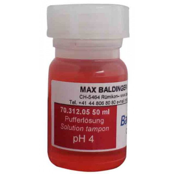 Solution tampon pH 4,00 50 ml