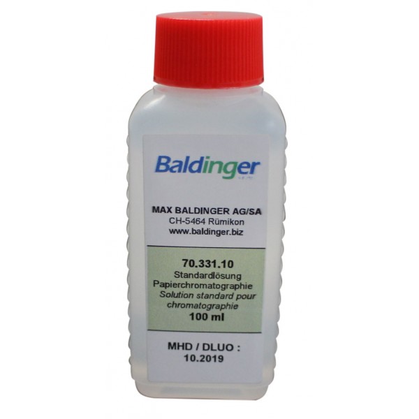 Paper chromatography Malic, tartaric, lactic acid standard solution 100 ml