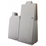5 L carton pour bag-in-box, rectangulaire blanc mat, avec fond automatique vente par palette entière