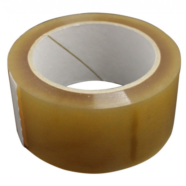 PP adhesive tape 50 mm 66 linear metres, 28 my Transparent